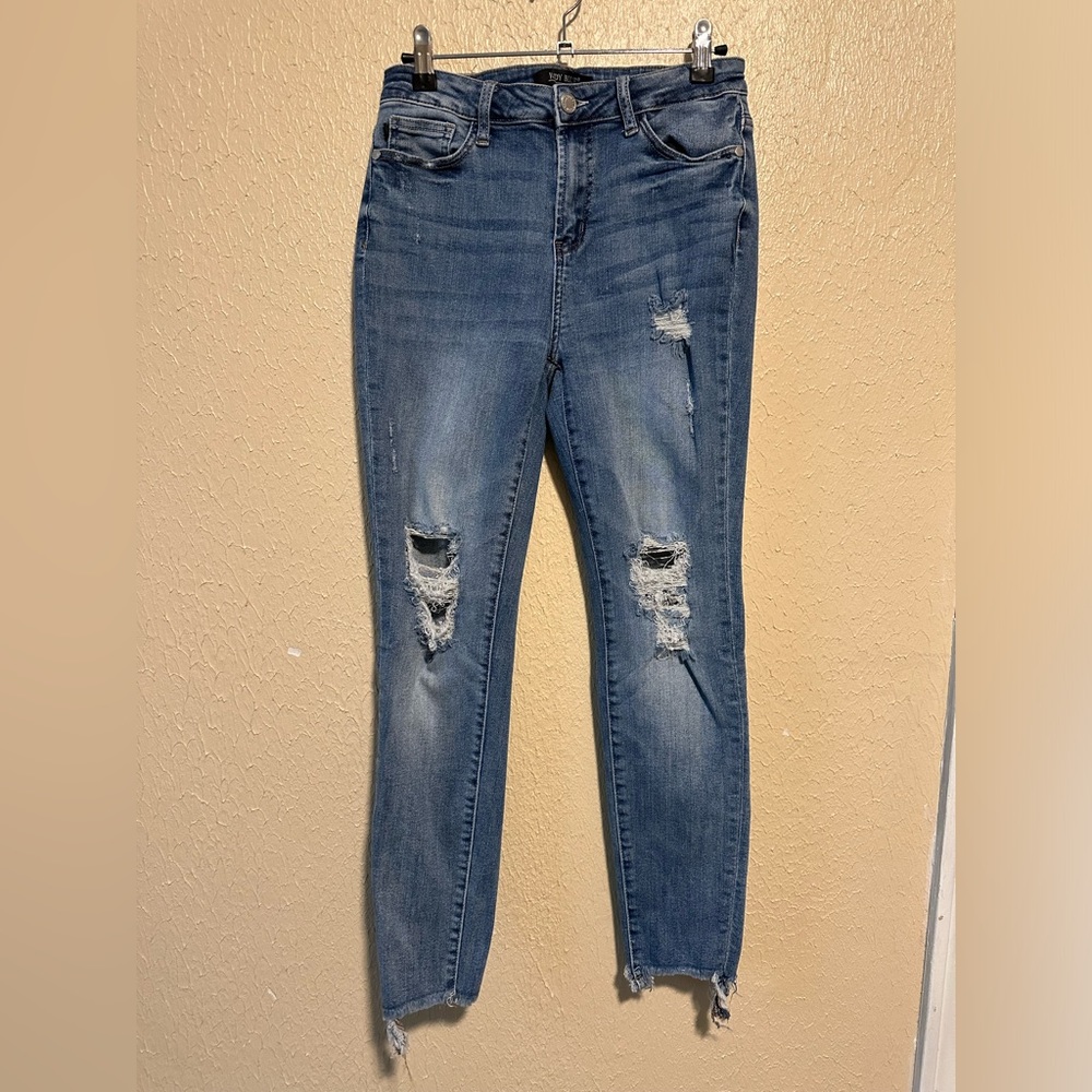 Judy Blue Skinny Jeans Distressed Size 28